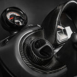 Real Carbon Fiber Dashboard Trim for Smart 453 Car Interior Accessory GMUNI