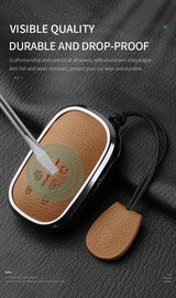5-Button Leather Key Case for Honda Stepwgn 2024
