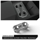 Tesla Cybertruck 2024-2026 Cup Holder Central Control Drinks Holder Silicone Water Cup Storage Box