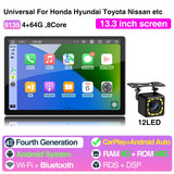 Android 13 Head Unit Universal CarPlay Auto 13.3 Inch