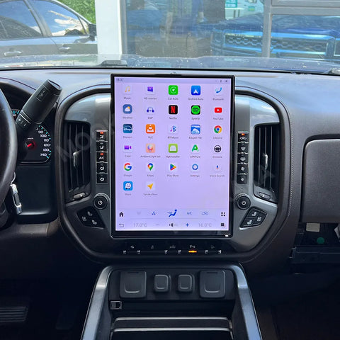 15.6" Android Head Unit for GMC Sierra 1500 2500 3500 2014–2019 Android Head Unit Aotsr 8G128G and 360Camera Eight Core