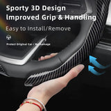 Carbon Fiber Wheel Cover for Chevrolet Models Car Interior Accessory Hocasen