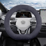 Warm Plush Steering Wheel Cover for Volkswagen Models