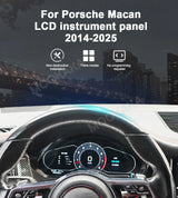 Digital LCD Instrument Cluster for Porsche Macan 2014–2025 Android Head Unit Aotsr