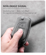 Sheep Suede Car Key Case Cover Shell for Various Toyota Models