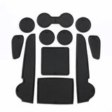 Gate Slot Cup Mat for Toyota Corolla Cross SUV 2021 2022 Anti-slip Pad Accessories Non-slip Mats Car Sticker Tidying
