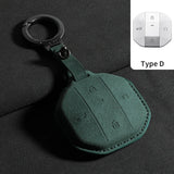 Suede Car Key Case Shell For Jetour Freedom T1 Jetour Freedom T2 Traveller Remote Key Bag Case Fob Protection Keychain
