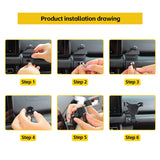 Rotatable Phone Mount Bracket for Suzuki Jimny 2019-2025 Car Interior Accessory HEBE