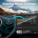 7 Inch Retractable Wireless CarPlay Android Auto Head Unit