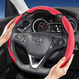 Sports Suede Split Steering Wheel Cover for Opel Models Car Interior Accessory Hocasen