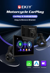 CarPlay GPS Screen HD Wireless for Universal Motorcycles CarPlay Adapter EKIY
