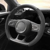 Non-Slip Segmented Suede Wheel Cover Car Interior Accessory Hocasen