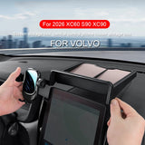 Screen Rear Storage Organizer for Volvo XC60 XC90 Car Interior Accessory LINGLUYANG