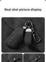 For Volkswagen Golf 8 MK8 ID.3 ID.4 ID.6 2020 2021 Formentor Tarraco Alcantara Car Key Case Cover Keychain Accessory