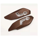 Seat Side Adjust Cover for Volvo S60 XC60 Car Interior Accessory LINGLUYANG Wooden pattern s90 2016-2026