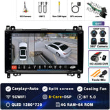 Android 15 QLED Multimedia Stereo for Mercedes-Benz 2004–2012