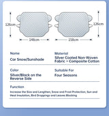 For Mitsubishi Xpander Outlander ASX Eclipse Cross Montero Car Front Windshield Sunshade Prevention Snow Shield Waterproof Cover