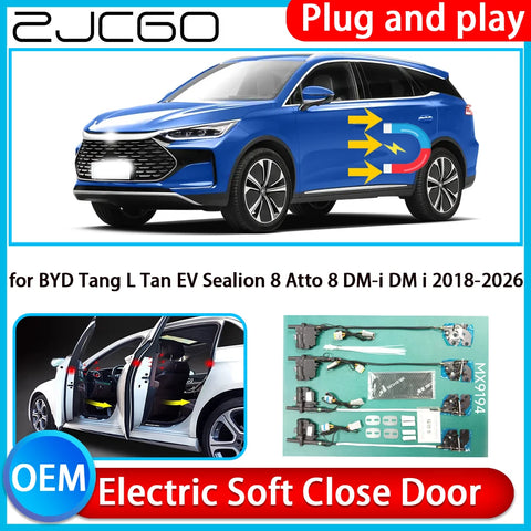 Electric Soft Close Power Door Latch Kit for BYD Tang Series Car Interior Accessory ZJCGO