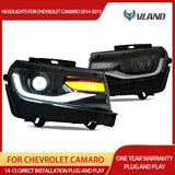Projector Headlights Sequential Signal Chevy Camaro Car Interior Accessory VLAND