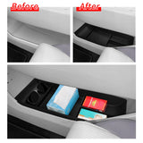 MG 4 MG4 2025+ Center Console Lower Storage Box TPE Car Central Tray Organizer Accessories Tidying Black Car Interior Accesso