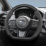 Suede Carbon Cover for Subaru WRX Forester Outback Car Interior Accessory Hocasen
