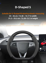 Steering Wheel Cover Suede Carbon for Tesla Model 3