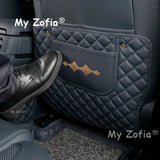 For Formula Leopard 5 Denza B5 2024 2025 2026 Car Seat Back Anti Kick Pad PU Leather Anti Dirty Protector Mat Car Accessories