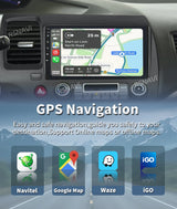 2K QLED Android 15 Head Unit for Honda Civic 2005-2012