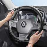 Carbon Fiber Wave Steering Cover for Renault Cars Car Interior Accessory Hocasen