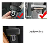 Universal Suede Seat Belt Buckle Pads for Car Trim