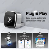 Wireless CarPlay Android Auto Adapter Universal Car Dongle