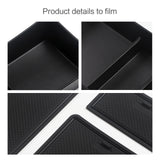 Center Console Storage Box for BYD Dolphin Car Central Lower Layer Storage Tray Organizer Accessories Black Center console bo