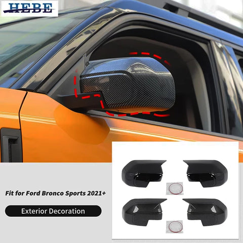 ABS Mirror Housing Cover for Ford Bronco Sport 2021-2026 Car Interior Accessory HEBE