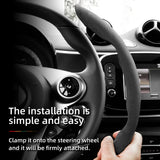 Suede Anti-Slip Wheel Cover for Smart Fortwo Car Interior Accessory Hocasen