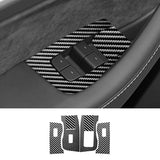 Carbon Fiber Control Panel Trim Sticker for Tesla Model 3 (2019-2023) / Y (2019-) Car Windows Control Panel Trim Sticker OEM