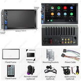 7 Inch Touch Screen Car Radio with Wired CarPlay Android Head Unit AKAMATE