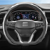 Carbon Fiber Snap-On Wheel Cover for Seat Ibiza