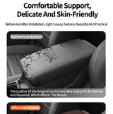 Suede Leather Armrest Cover for Honda CR-V 2023