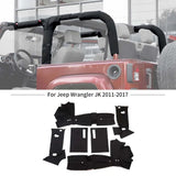 Leather Anti-roll Bar Cover for Jeep Wrangler JK 2007