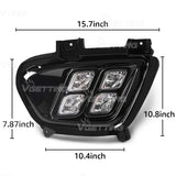 LED DRL Fog Lights Kit for KIA Sorento 2015-2017 Car Interior Accessory MAGIC COLORM