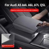 For Audi A6L A4L A5 Q5L A7L Car Central Armrest Box Pad Protection Cover Interior Decoration Accessories Car Interior Accesso