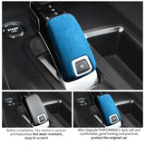 For Peugeot 508 2008 4008 5008 Gear Shift Knob Boot Cover Trim Stickers Car Premium Interior Tuning Accessory Made of Alcanta