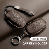 Leather Car Key Case Cover Car Interior Accessory OEM