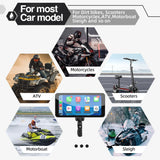 Motorcycle GPS Screen 6.3in Wireless CarPlay Monitor Android Head Unit AKAMATE