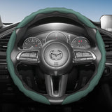 Sporty Wavy Leather Steering Cover for Mazda CX-5