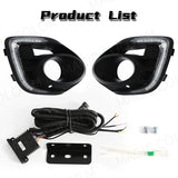 Fog Lights with DRL for Mitsubishi Lancer 2015-2017 Car Interior Accessory MAGIC COLORM DRL White Yellow