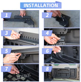 Tailgate Storage Table Rack for Pajero Car Interior Accessory HEBE