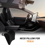 Model 3/Y Neck Pillow: Ergonomic Memory Foam Support & 2.8" Height Adjustment for Ultimate Comfort Car Interior Accessory OEM