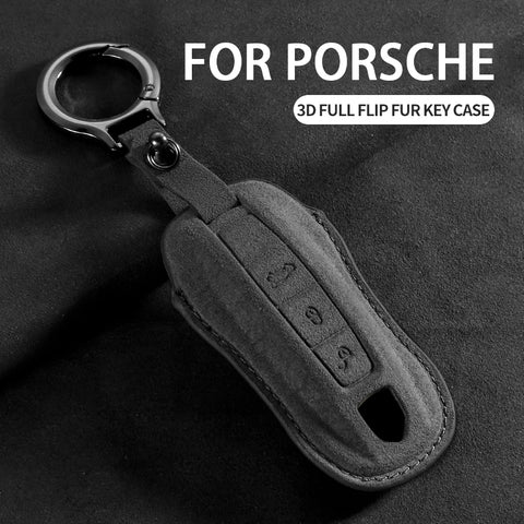 Suede Car Key Case Cover for Porsche Cars Car Key Case OEM