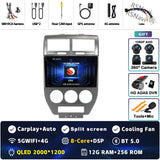 Android 15 Multimedia Stereo with GPS for Dodge Caliber 2007–2012